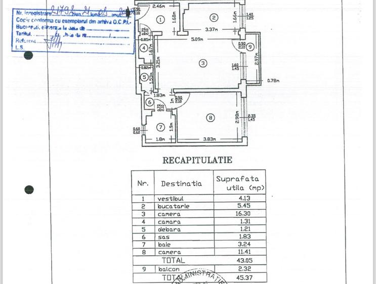De vanzare - Apartament 2 cam - 45 mp - Dorobanti Perla - Comision 0% - 13