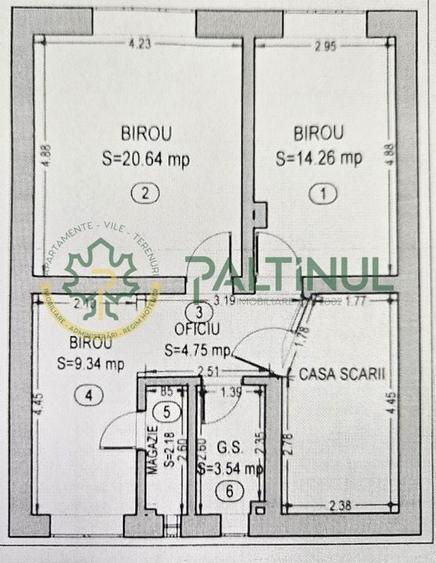 Spații birouri 55 mp – etaj 1 și 2,str. Rennes, Sibiu - 4