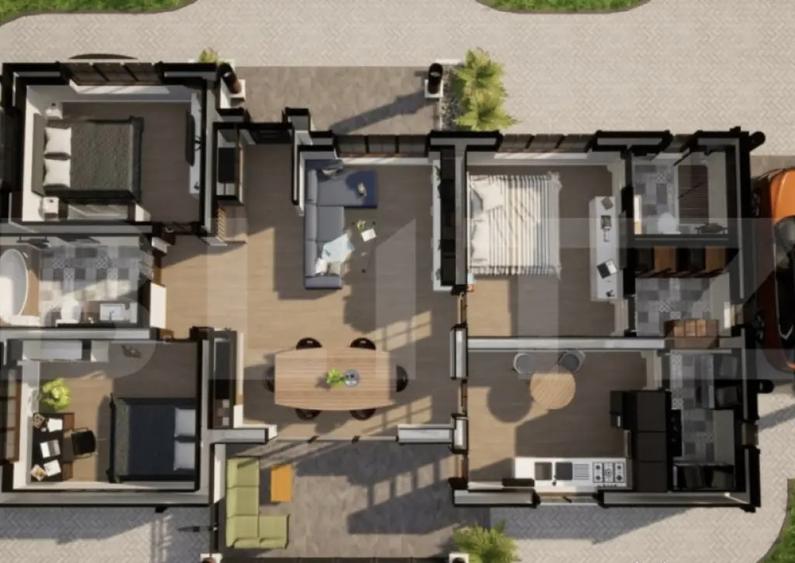 Casa pe un nivel, 120 mp utili, 580 mp de teren, Bistrita - 4