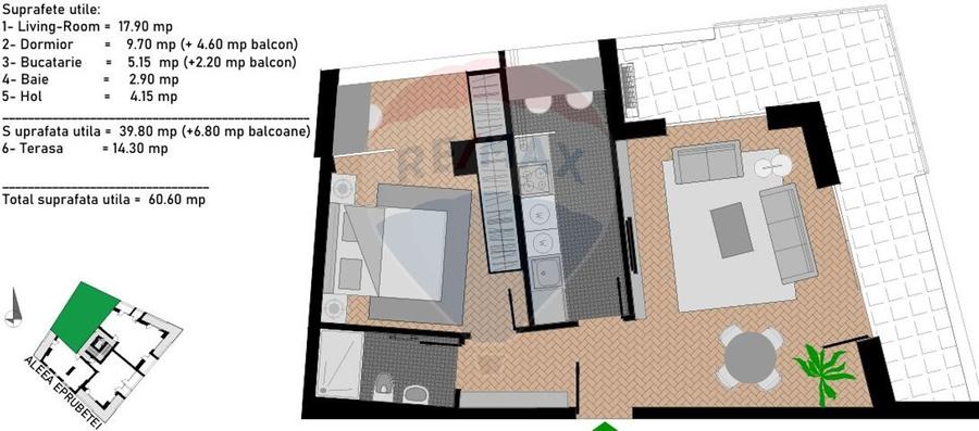 Vanzare Ap 2 camere Camil Ressu - 6