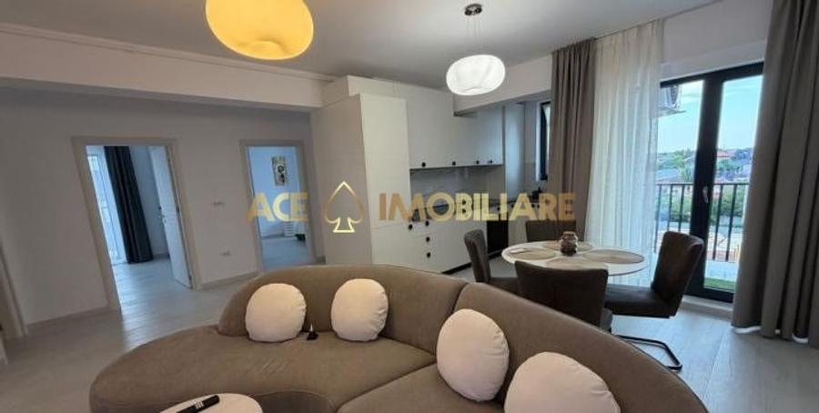 Apartament cu 3 camere decomandat, mobilat în Otopeni