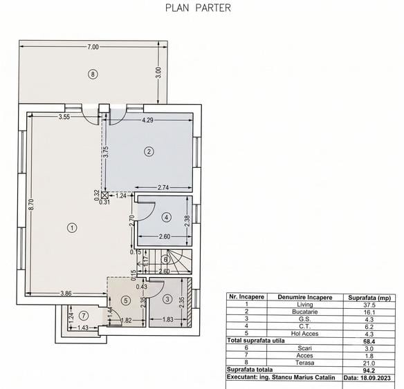 Casa 4 camere 140mp | 0 comision | Tunari | Pompa Caldura | Panouri - 3