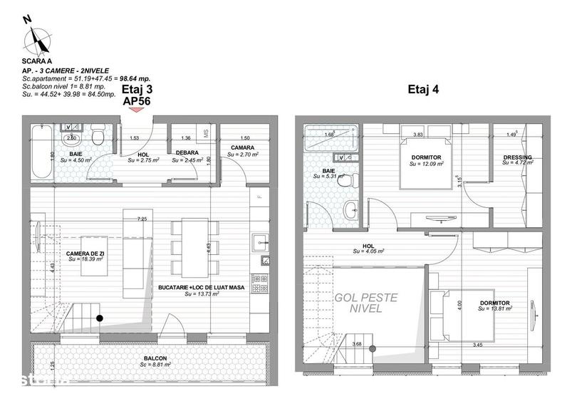 Apartament cu 4 camere în Central