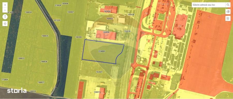 Teren 7,868mp, Aeroportul Oradea / DN E71/viitorul sens giratoriu - 2