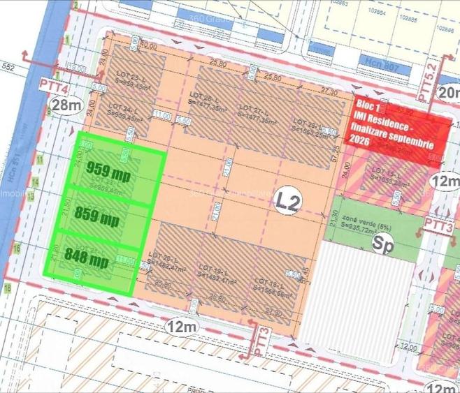 Parcela pentru bloc P+2E in Sanandrei - 1
