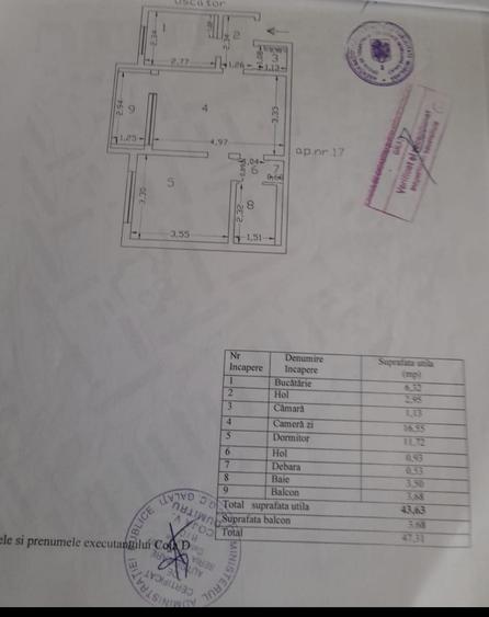 De vânzare – Apartament 2 camere Tiglina I - 1