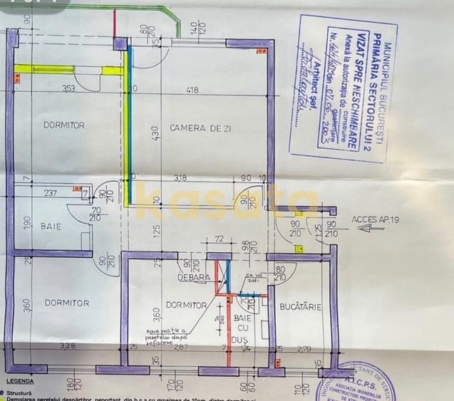 Ap4Camere | Iancului Metrou| Panoramică Unica| Centrala proprie - 14