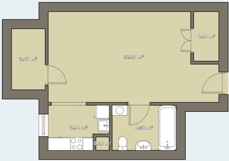 Apartament 1 camera, 35mp utili, etaj 2, renovat complet, zona Sagului - 6