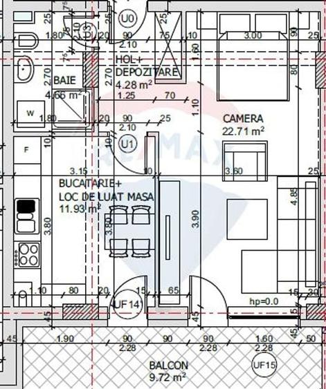Vanzare Apartament lux cu 2 camere de vanzare in zona Tomis Nord - 12