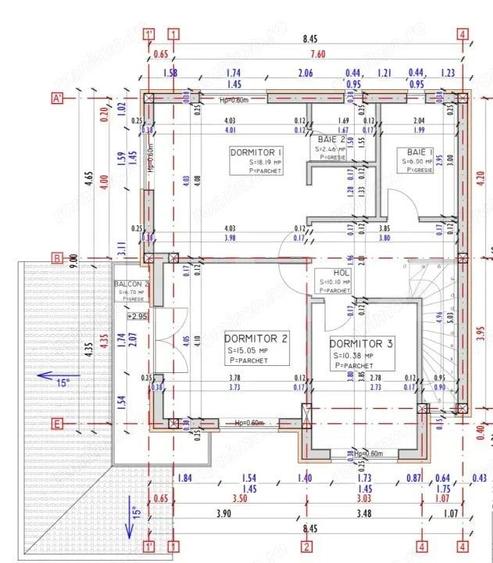 Casa individuala 110 mp utili, 400 mp teren, semifinisata, Luna de Sus - 1