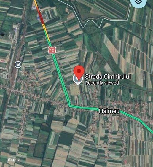 Teren de 2600 mp, în Halmeu