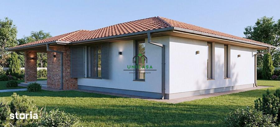 Casa noua/ Construita doar pe parter/ Bujoreni/ 4 Camere - 6