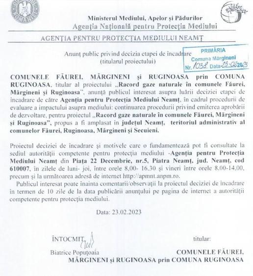 teren intravilan 1193 mp in centrul satului Margineni Neamt cu constructie pe el - 2