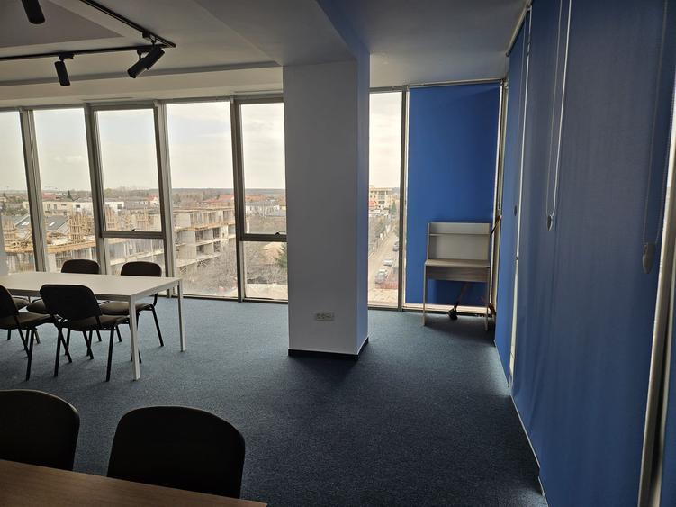 Birou mobilat 57 mp, etajul 4 – clădire de birouri în Voluntari (Pipera 17) - 2