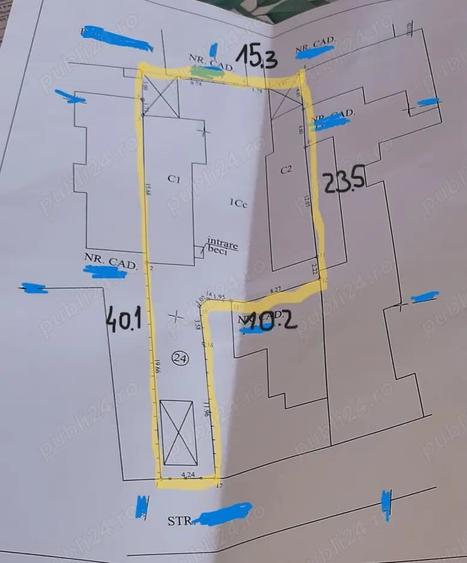 Casă cu Teren 429 Mp în Central