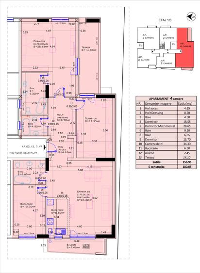 4 camere, Baneasa-Biharia, imobil 2025 - 9