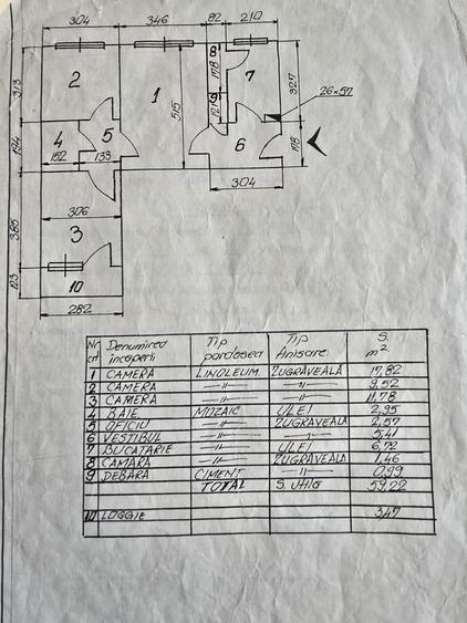 Apatament 3 Camere,Titan Auchan,Ozana,bl.reabilitat,et,1/4,Liber - 1
