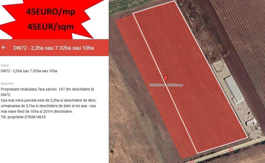 teren Parc industrial Ploiesti DN72 min. 2ha - 5