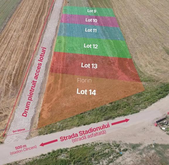 Lot 13+14 libere | 500 MP | Proprietar | Clinceni Lot 13+14 libere | 500 MP | Proprietar | Clinceni
