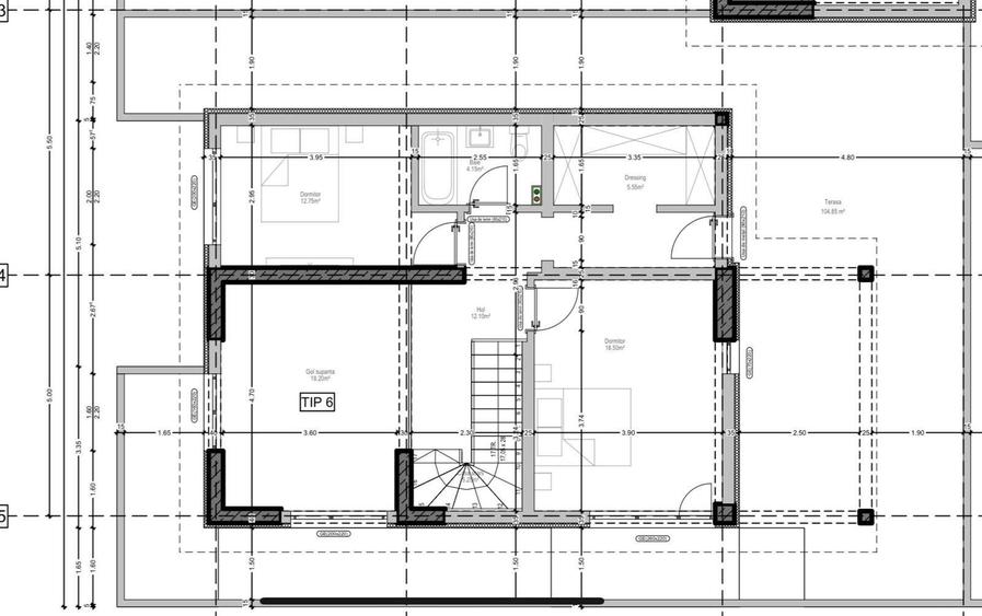 Penthouse/Duplex-3 camere-terasa 105 mp-piscina exterioara-7 min metrou Berceni - 22