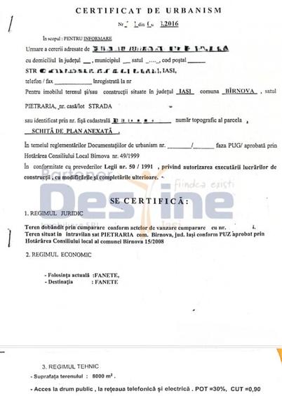 Teren intravilan 8000mp, Comuna Barnova Iasi - 3