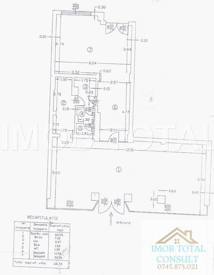 Spatiu 117 mp, parter, Prundu complex 2
