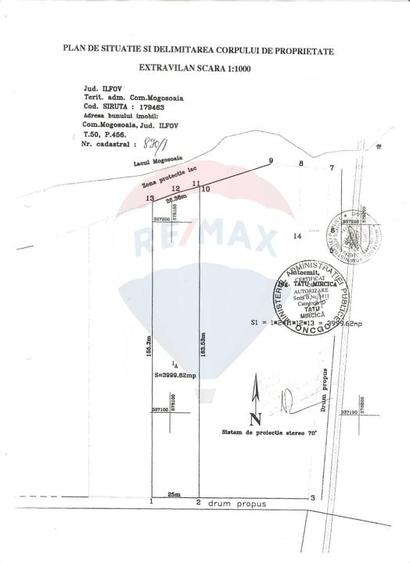 Teren 4000mp Mogosoaia|Strada Eugen Barbu|deschidere lacul Mogosoaia - 4