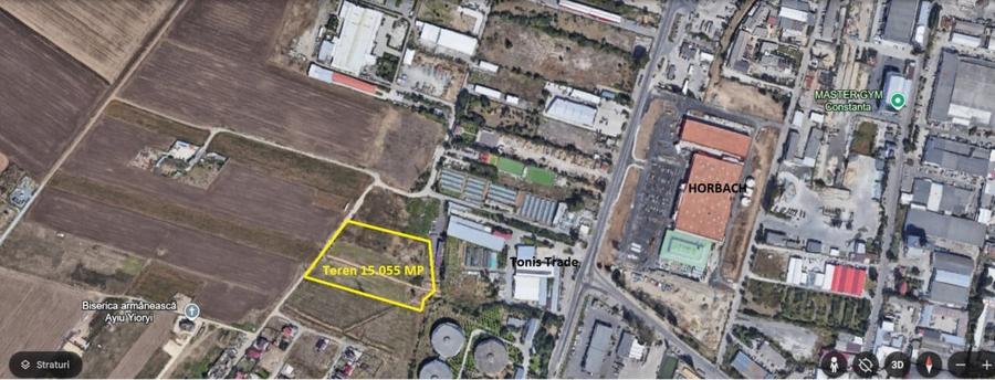 Teren de vanzare in spate la Tonis Trade pe varianta Constanta - 1