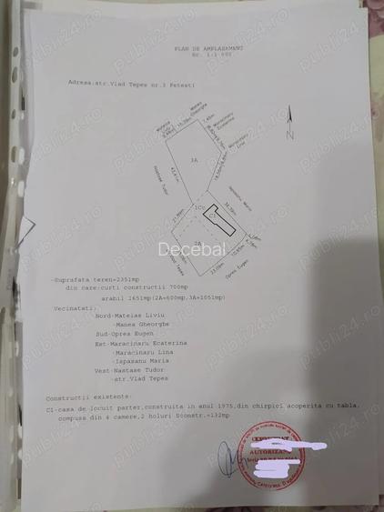 Teren Casa Fetesti Oras