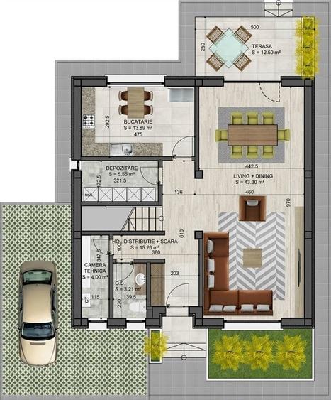 Otopeni, Mcdonalds, vanzare vile unifamiliale, P+1+M, 260 mp utili, - 24