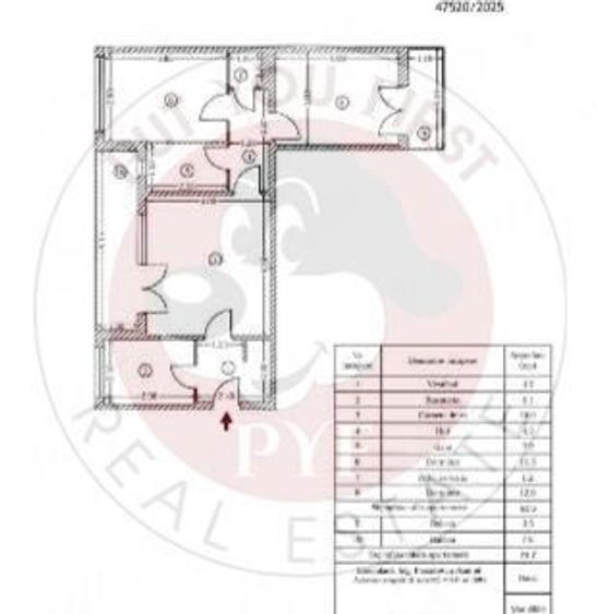 Lujerului | Apartament 3 camere | Semidec | 73mp | B11590 - 2