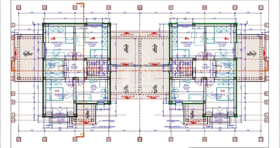 Duplex cu 5 camere cu Canalizare în Dumbrăvița