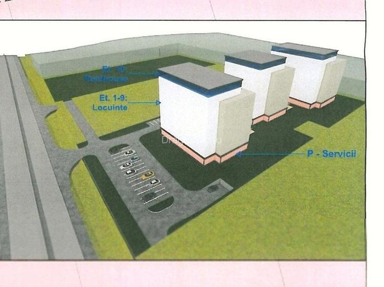 Teren cu PUZ -365 Apartamente