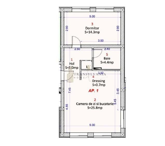 Apartament 2 camere cu gradina, Zona Shopping City