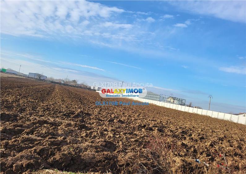 Teren Moara Vlasiei 18000 mp cu utilitati zona mixta acces r