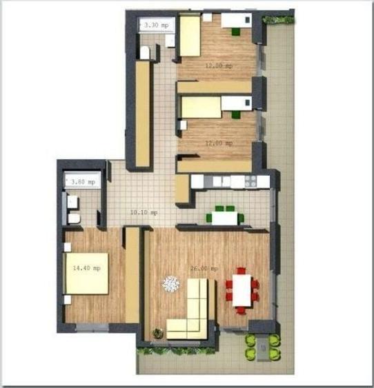 Comision 0% | Apartament 4 camere cu vedere catre Parcul Circului - 8