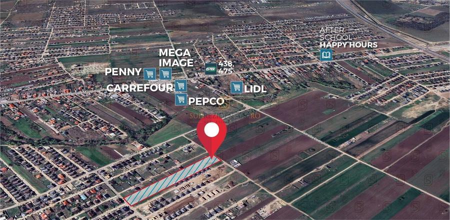 Teren 501 mp de vanzare, investitie imobiliara in Comuna Berceni, If - 2