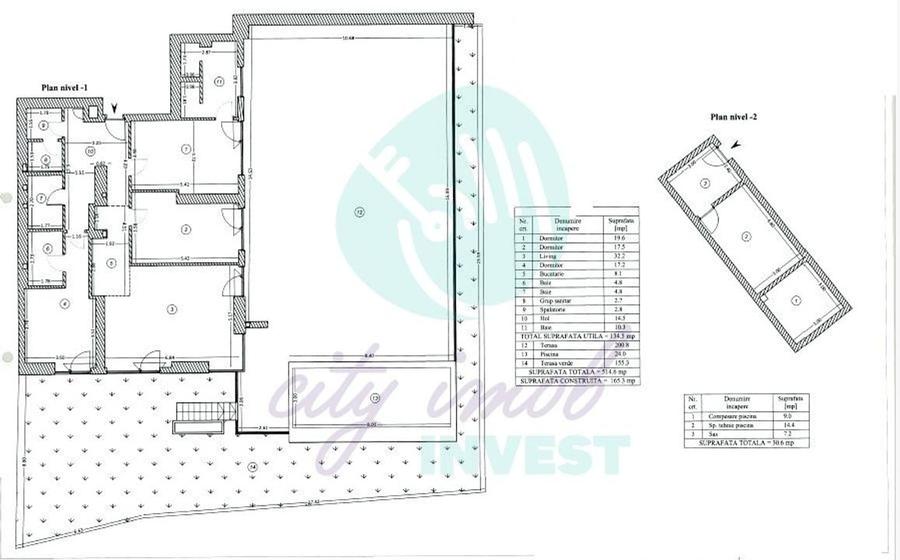 Apartament cu terasa de 350 mp si piscina privata - 3