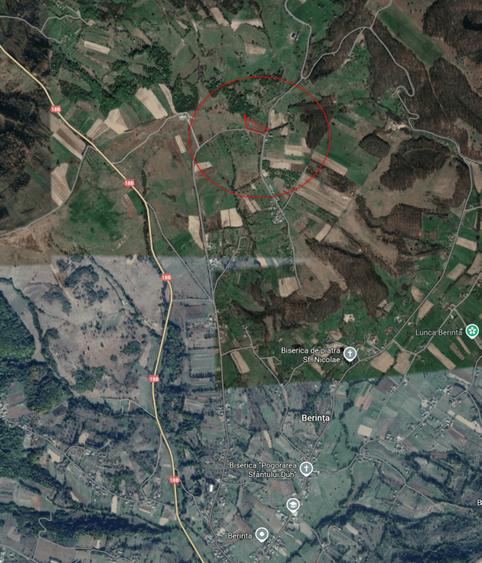 Berinta, teren intravilan, 5800 mp, 2 500€/ar -145 000€ - 6