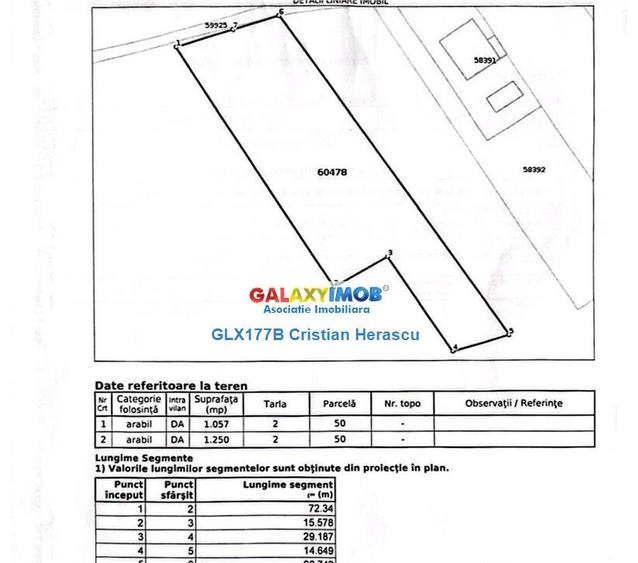 Teren constructii Buftea 2307 MP deschidere 27 ml - 9