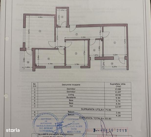 Apartament 3 camere 2 bai 2 balcoane str Aurel Persu - 8