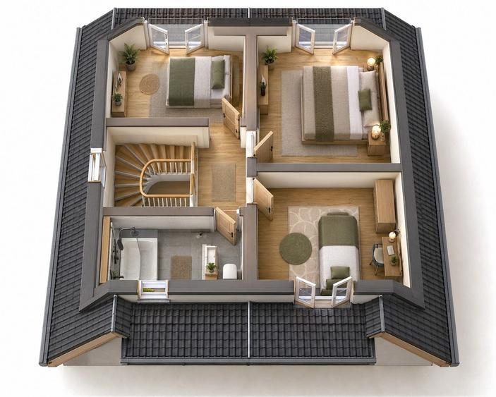 Casa singur in curte cisnadie - 2
