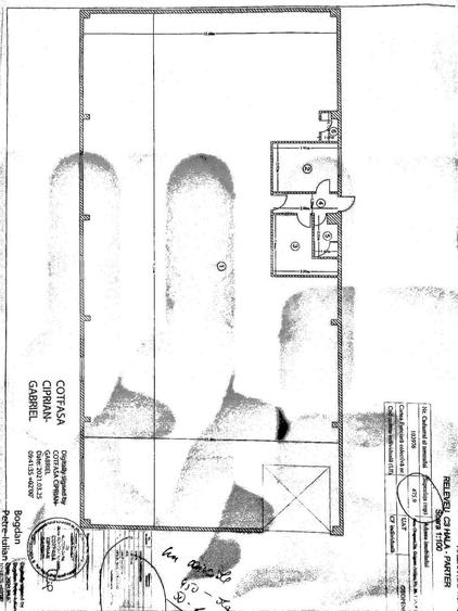 Spațiu industrial, de 497 mp, în Exterior Nord