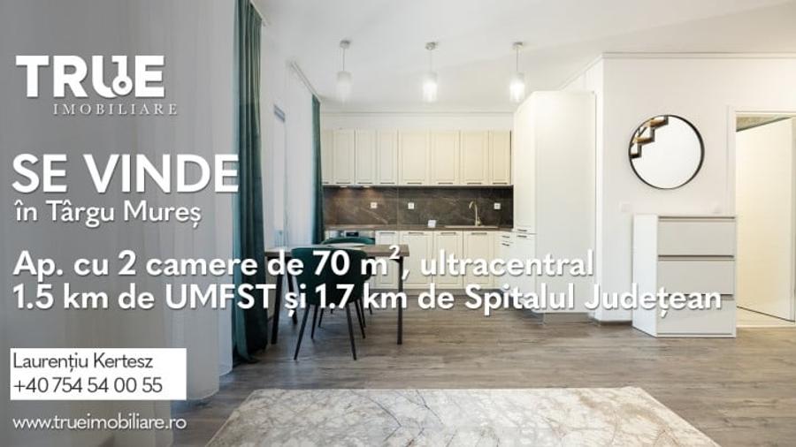 Apartament 2 camere, 70 m? utili - ultracentral, T&acirc;rgu Mureș! - 2