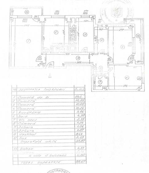 Vanzare apartament 4 camere - 6