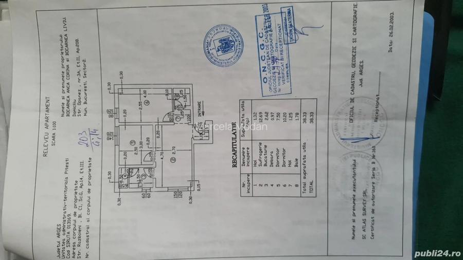 Vand apartament 3camere confort 3 Vand apartament 3camere confort 3