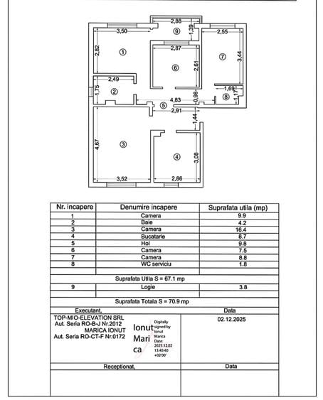 4 Camere, Decomandate Etaj Intermediar - 9