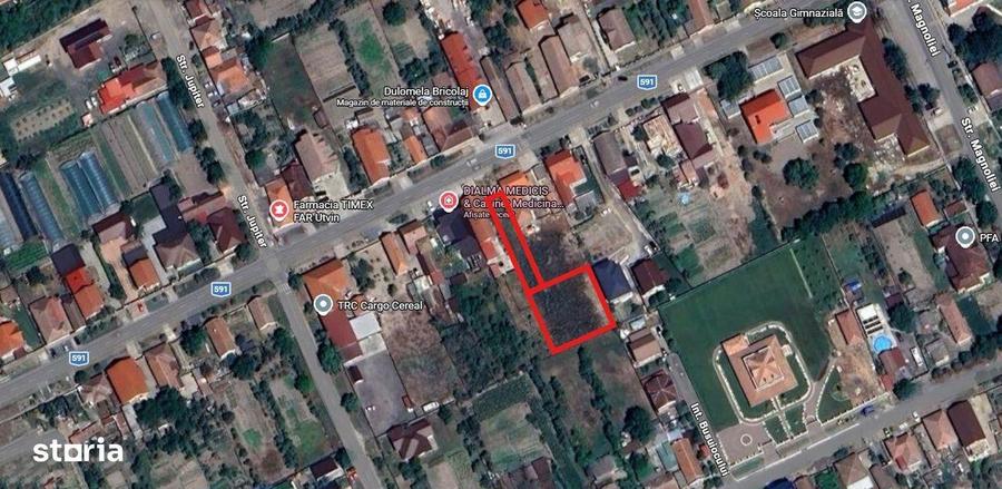 COMISION 0%, TEREN PREMIUM 1100MP, CENTRU UTVIN, TOATE UTILITA?ILE - 3