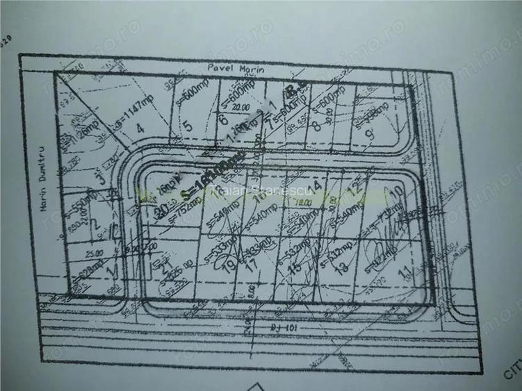 Teren 16100 mp de vanzare, Gruiu Snagov. Pret NEGOCIABIL