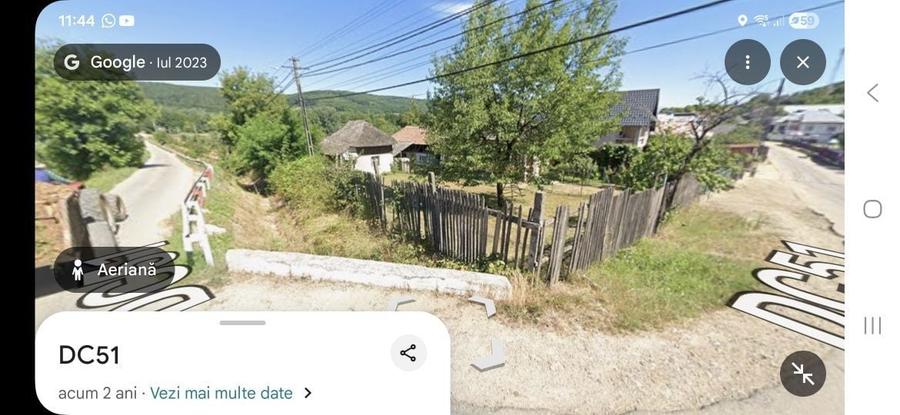 Vand teren450 mp +casa nelocuibila in com.Davidesti sat Voroveni Arges - 2
